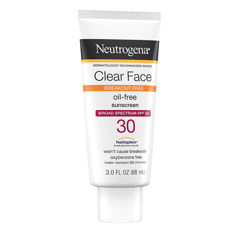 Neutrogena Clear Face Oil Free Sunscreen - choicemall