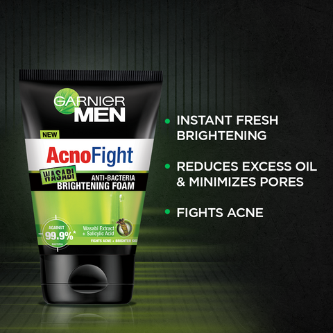 Garnier Men Wasabi Acno Fight Face Wash 100ml