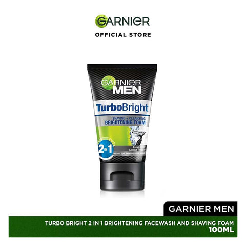 Garnier Men Turbo Bright Face Wash 100ml For Brighter Skin