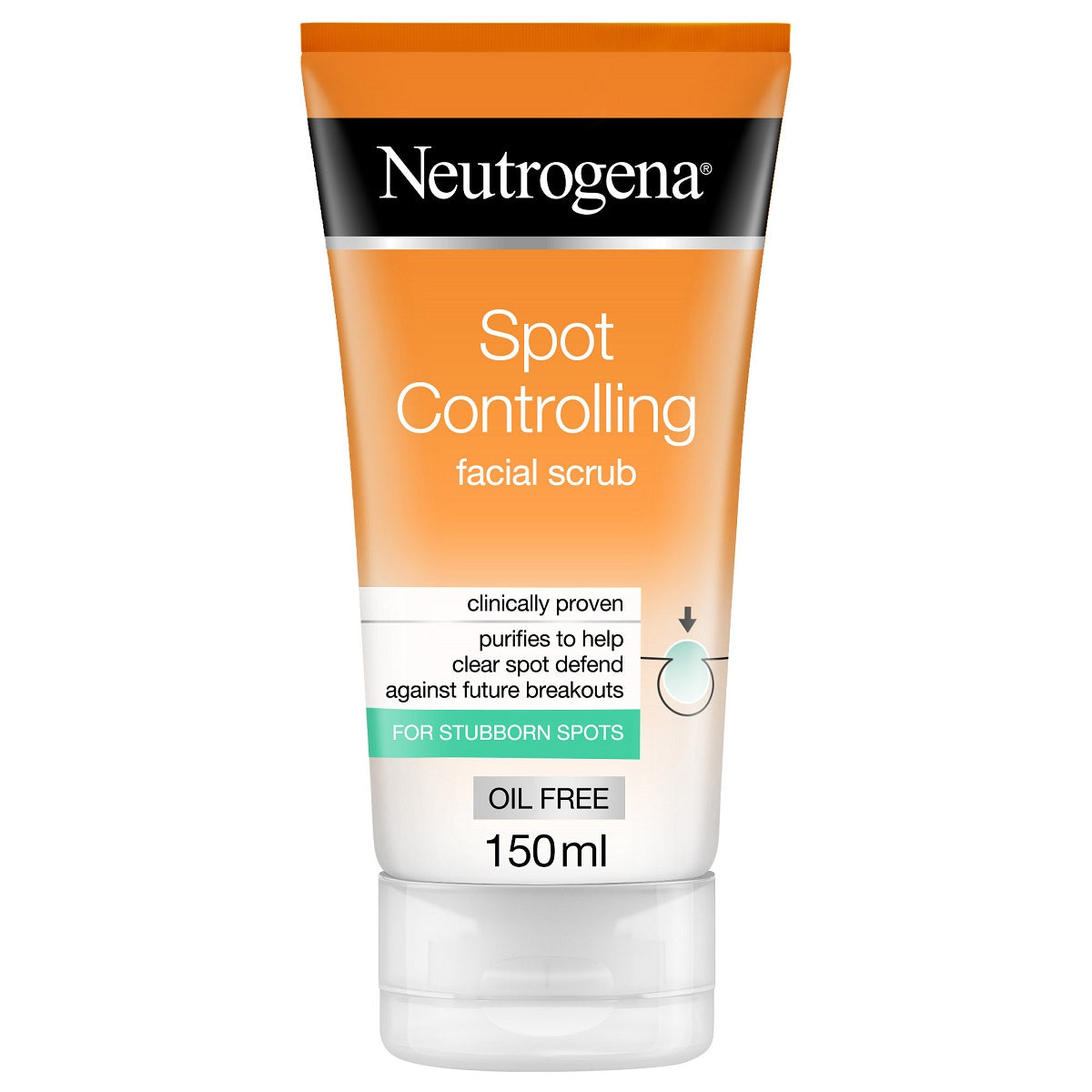 Neutrogena Spot Controlling Facial Scrub 150ml - Cozmetica