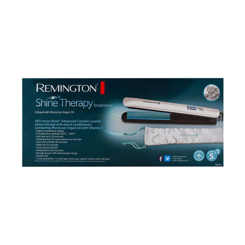 REMINGTON S8500 HAIR STRAIGHTENER SHINE THERAPY